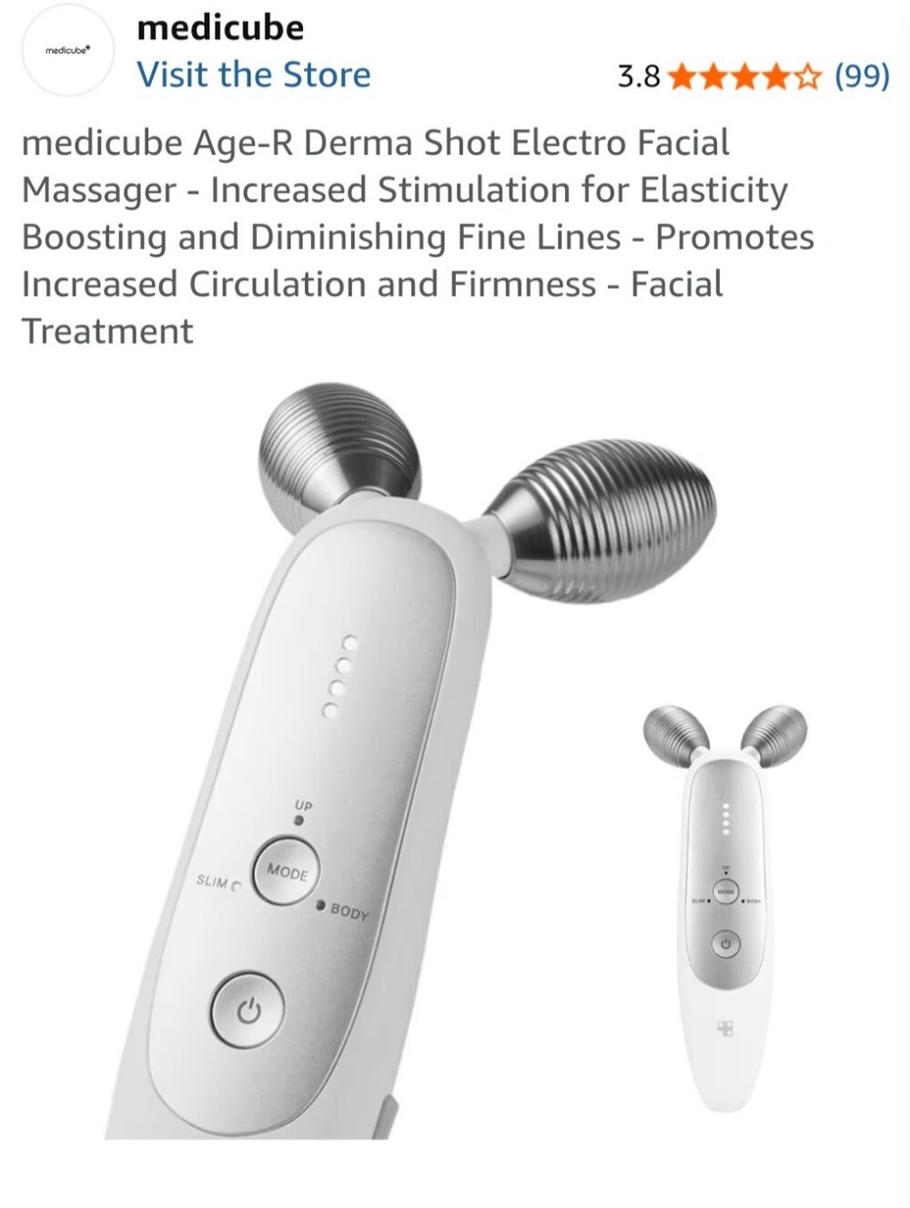 medicube Age-R Derma Shot Electro Facial Massager